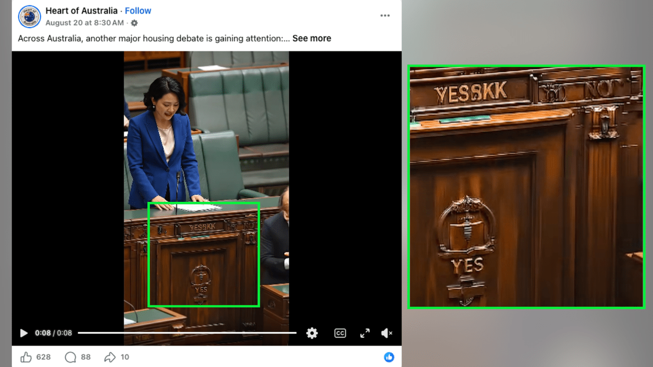 A screenshot of a Facebook post.