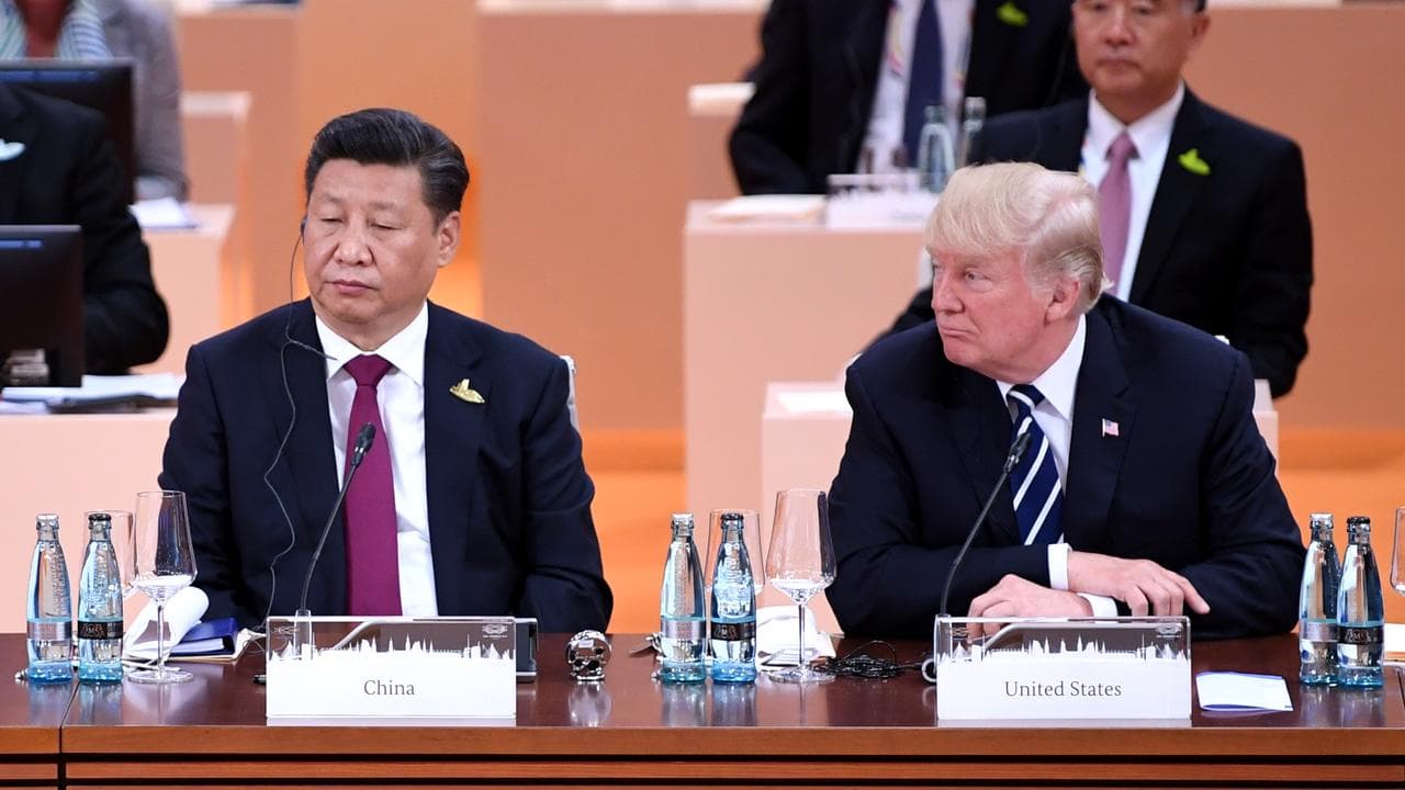 Chinese President Xi Jinping and US President Donald Trump