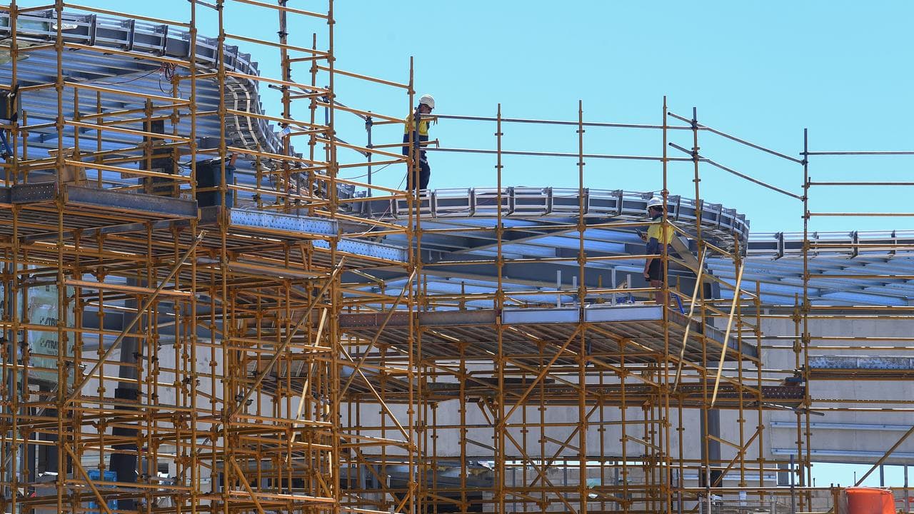 Construction in Darwin.