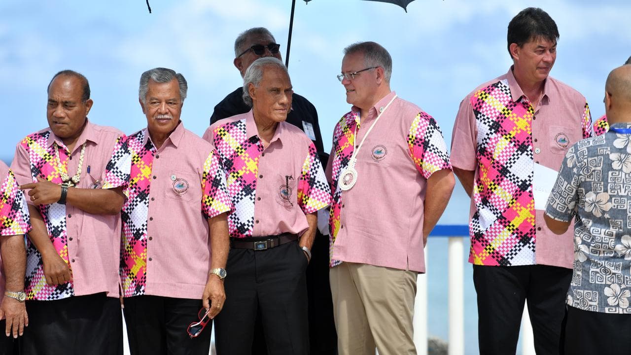 Scott Morrison at PIF in 2019 (file image)