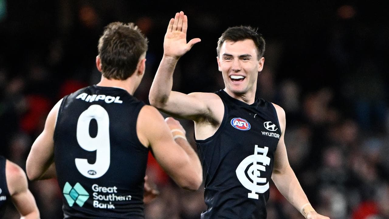(L-R) Patrick Cripps and Jagga Smith.