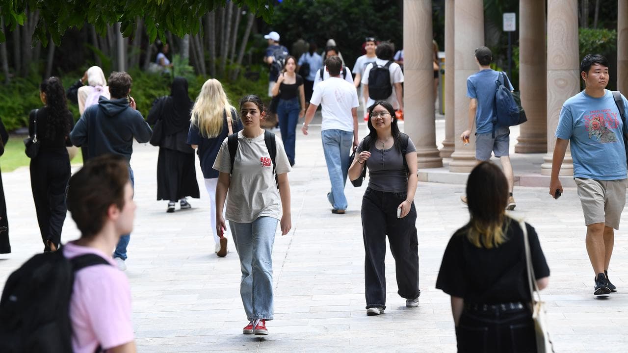 University students on campus (file image)
