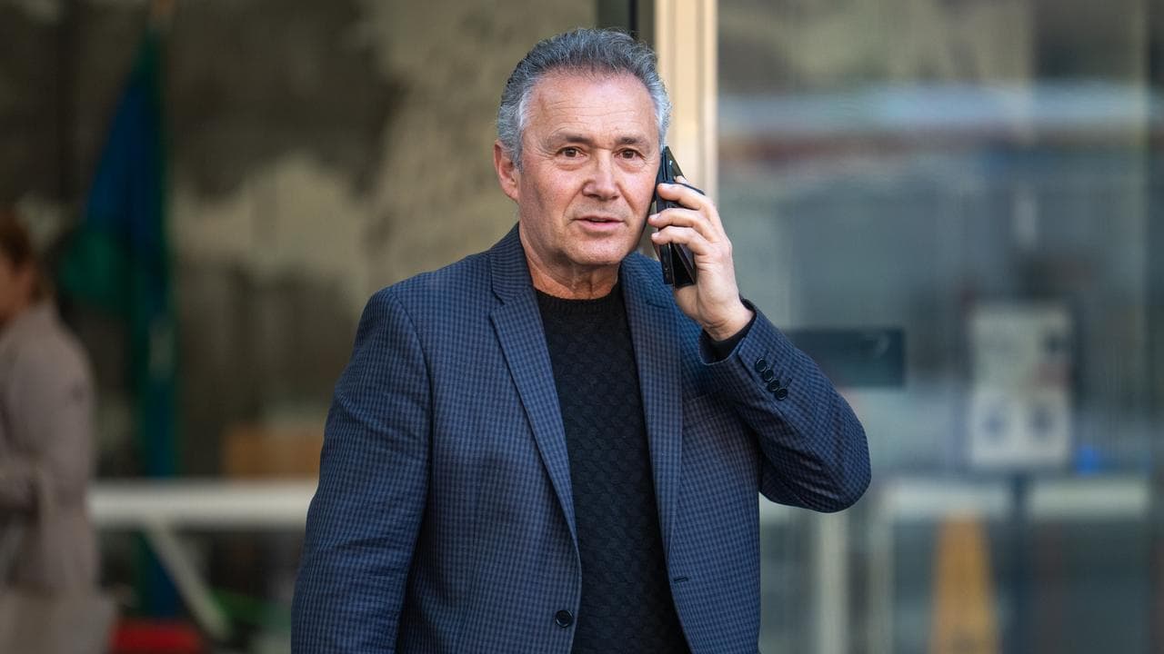Alex Kyritsis leaves the County Court of Victoria