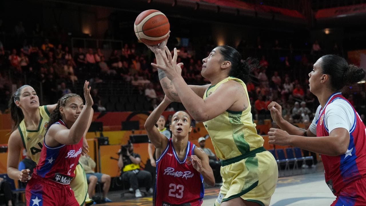 Australia's Zitina Aokuso.