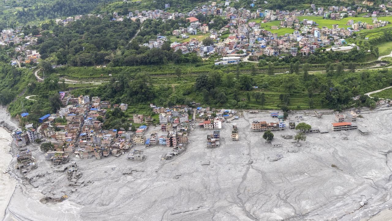 Search and rescue operations go on across the region.
