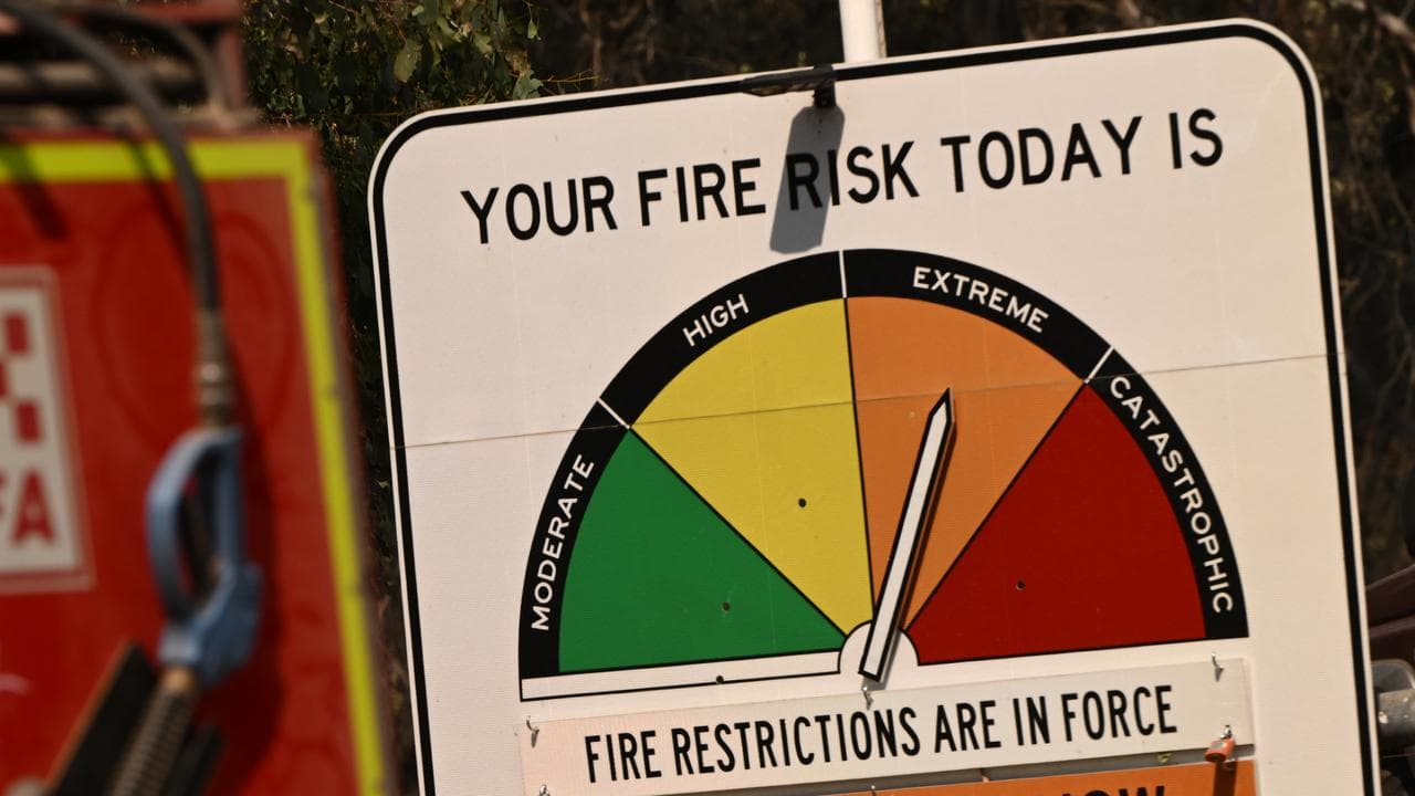 Bushfire sign
