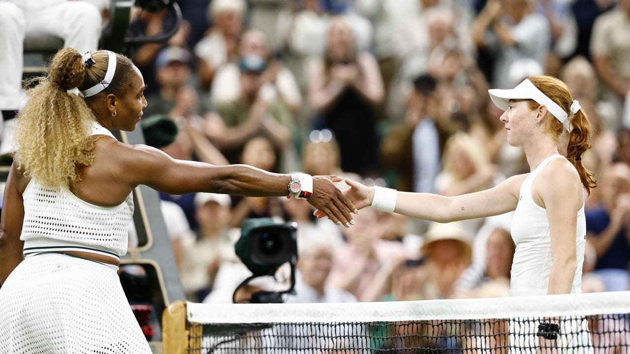 Serena Williams (L) and Maya Joint 