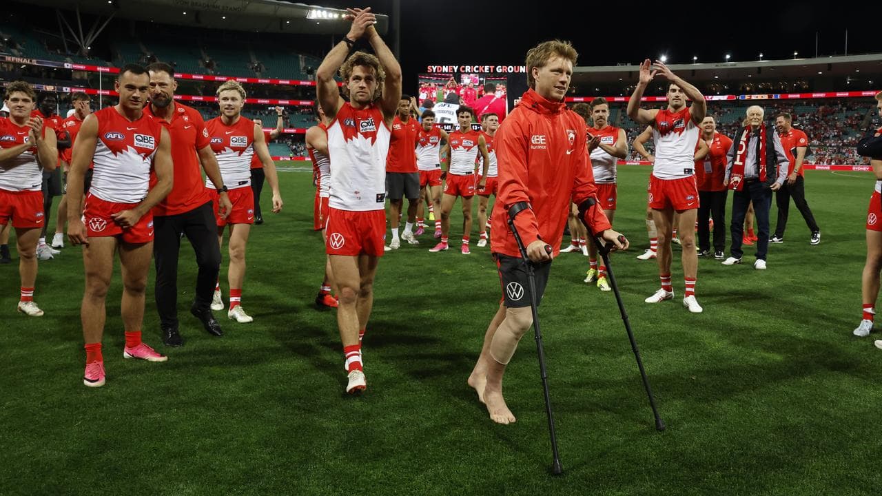 The SCG was buzzing after the Swans demolished Brisbane.
