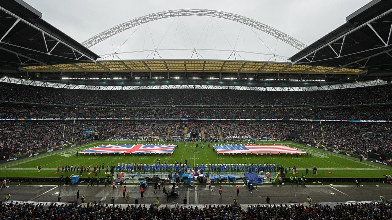 Wembley Stadium.