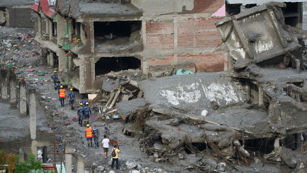 Rescuers continue to search for survivors
