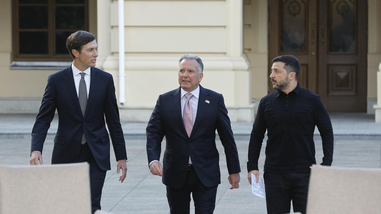 Jared Kushner, Steve Witkoffer, Volodymyr Zelenskiy