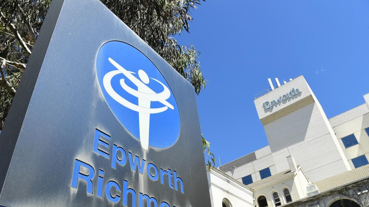 Signage for the Epworth Hospital (file image)