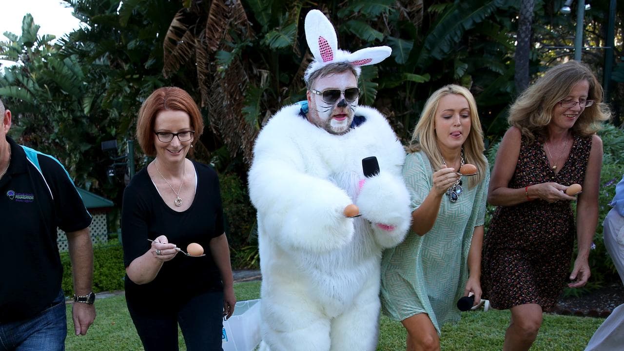 Julia Gillard, Kyle Sandilands and Jackie O