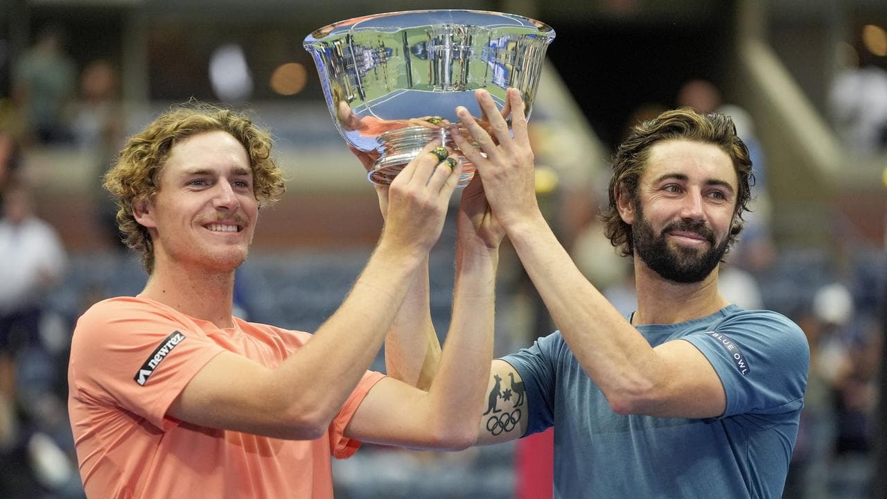 Jordan Thompson (right) and Max Purcell