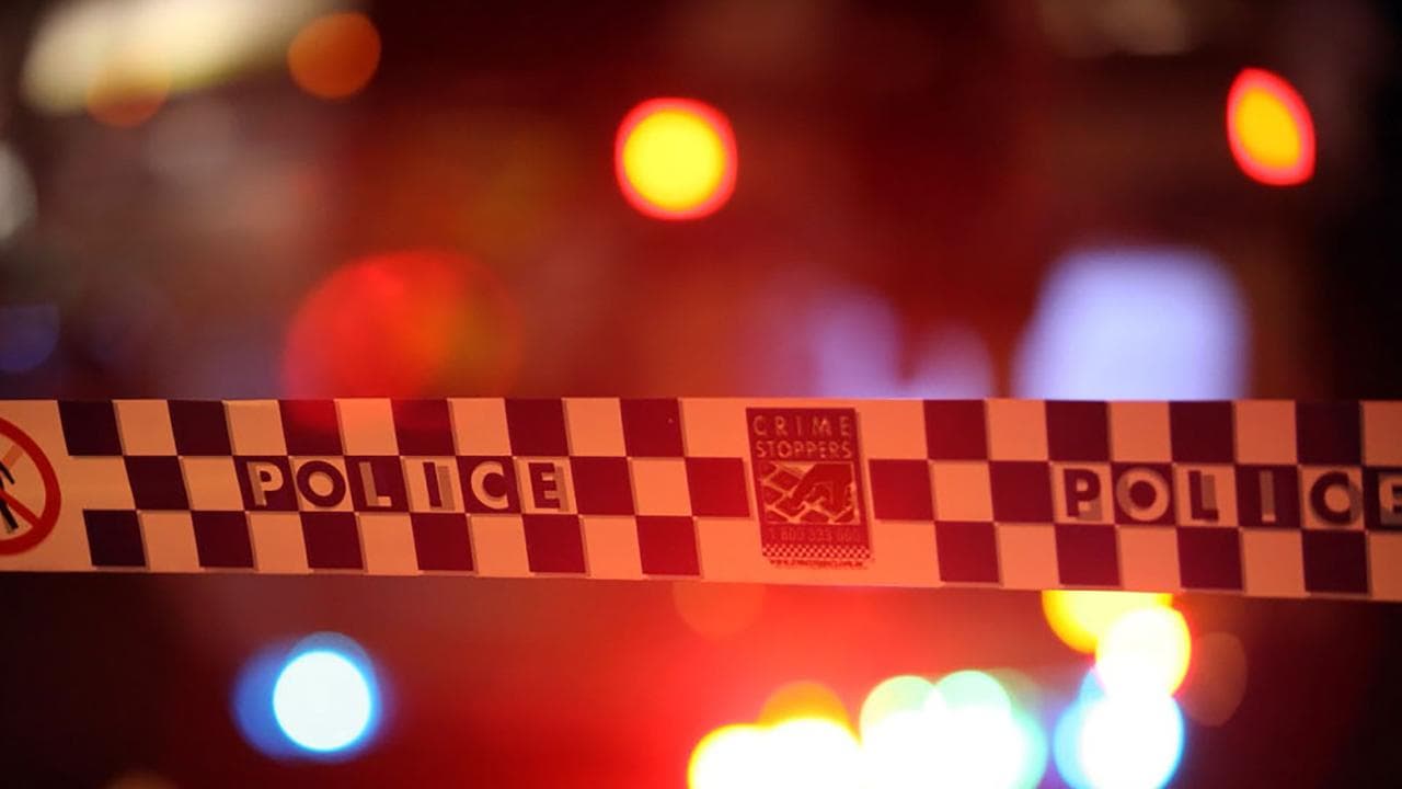 Crime scene stock