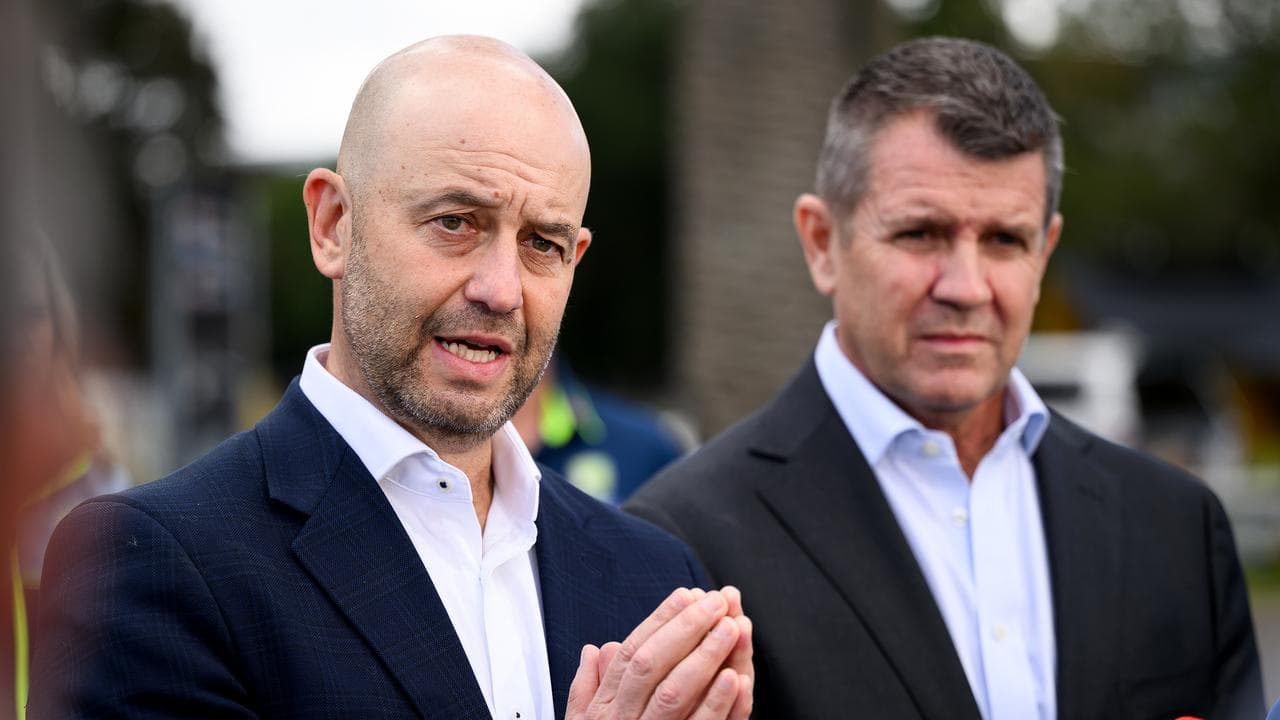 Cricket Australia CEO Todd Greenberg and chair Mike Baird