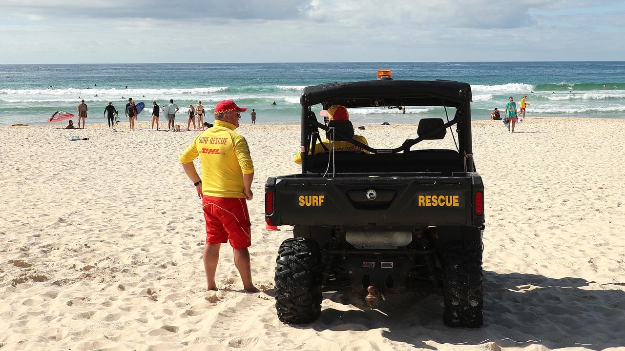 Lifesavers at Bondi Beach in Sydney (file image)