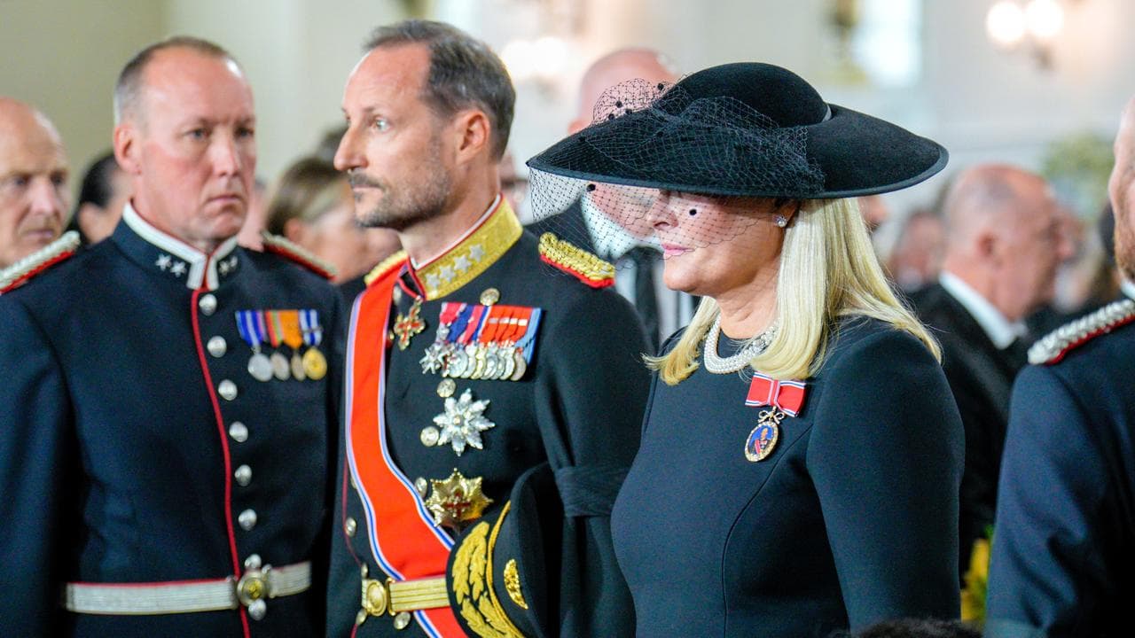 Norway's King Haakon VIII and Queen Mette-Marit