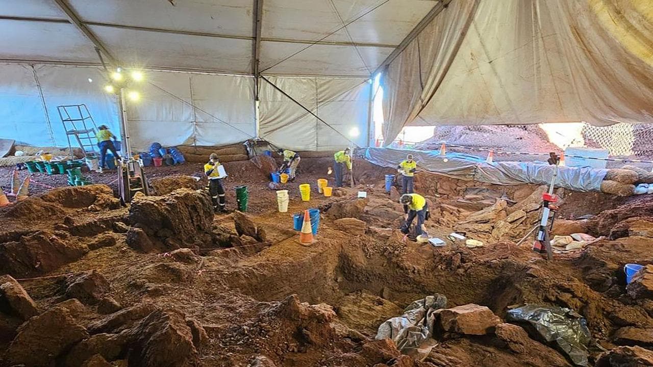 An excavation site