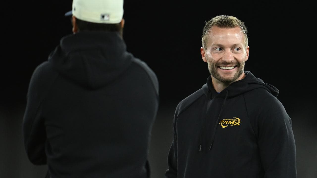 LA Rams head coach Sean McVay