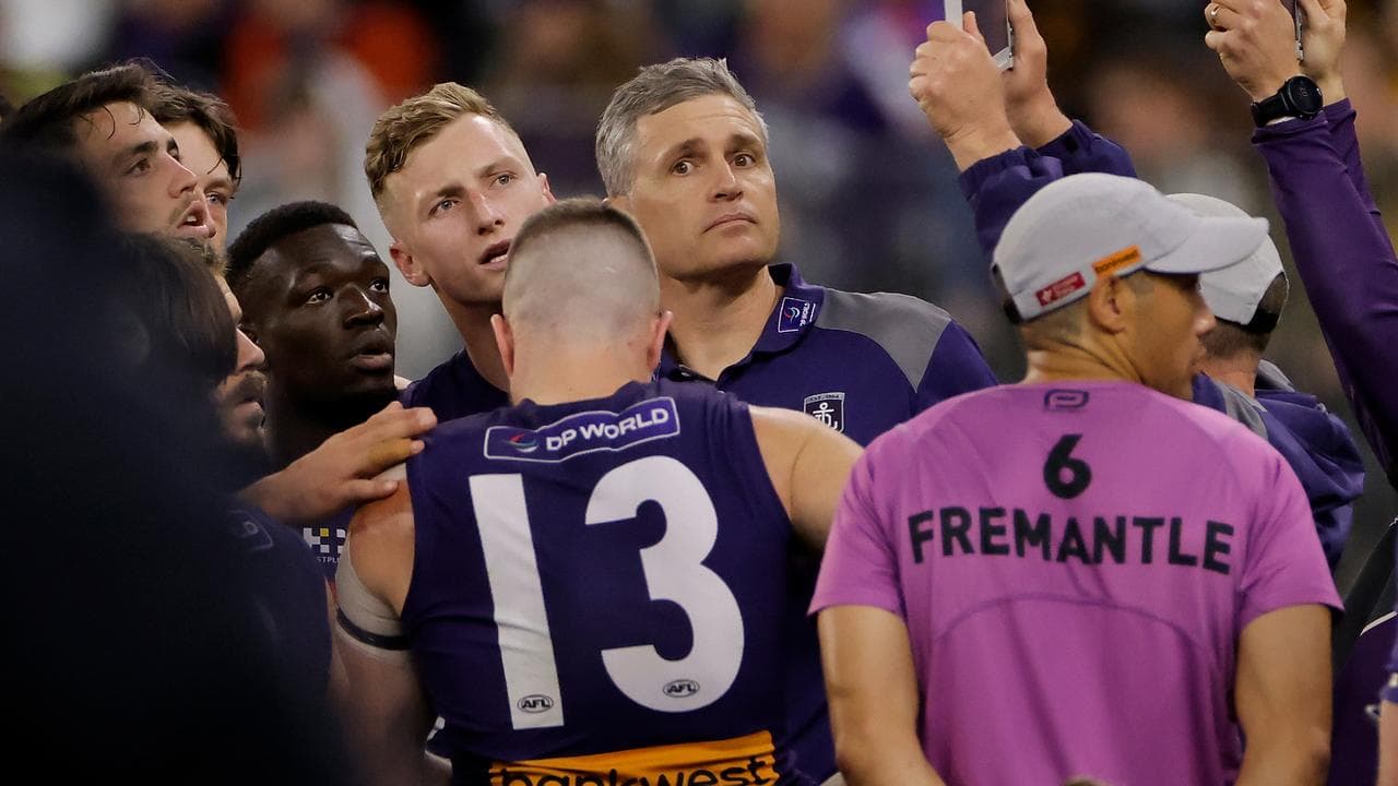 Fremantle coach Justin Longmuir