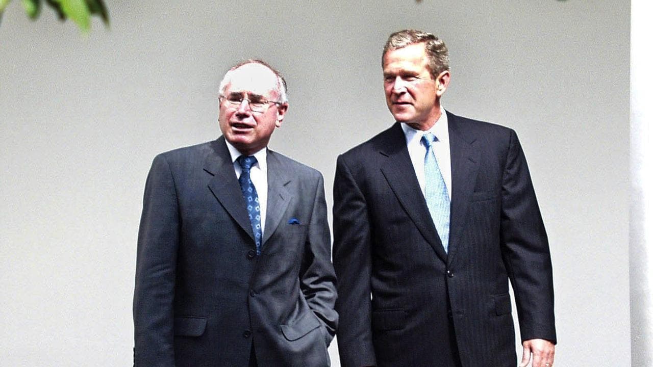 John Howard and George Bush