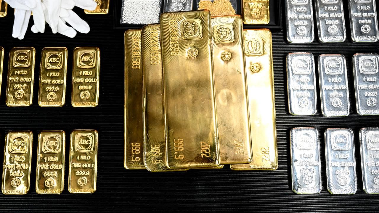 Gold and silver bullion (file image)