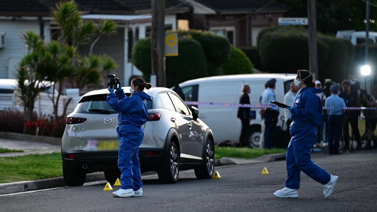 A police crime scene