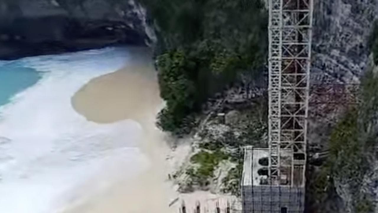 the island of Nusa Penida near Bali