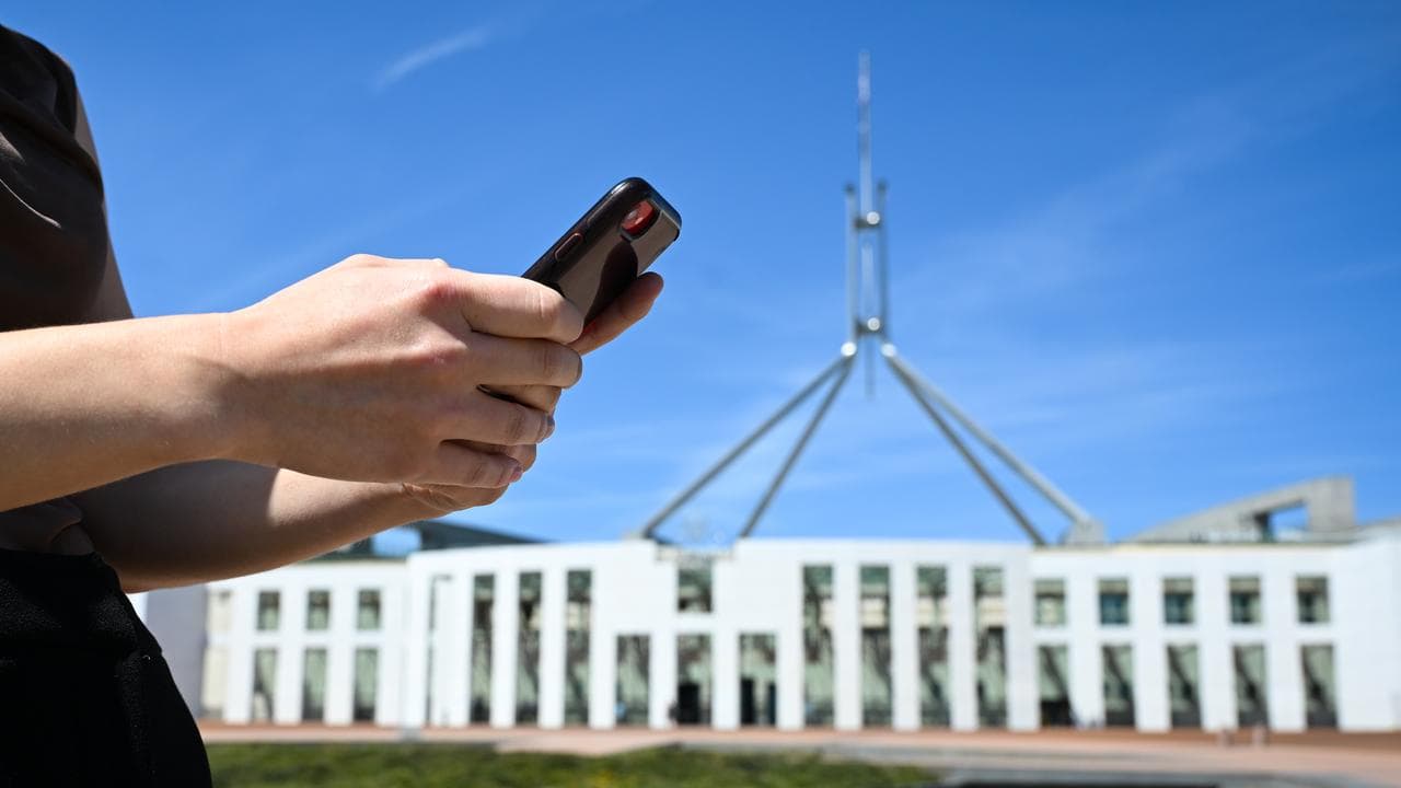 PErson on a phone