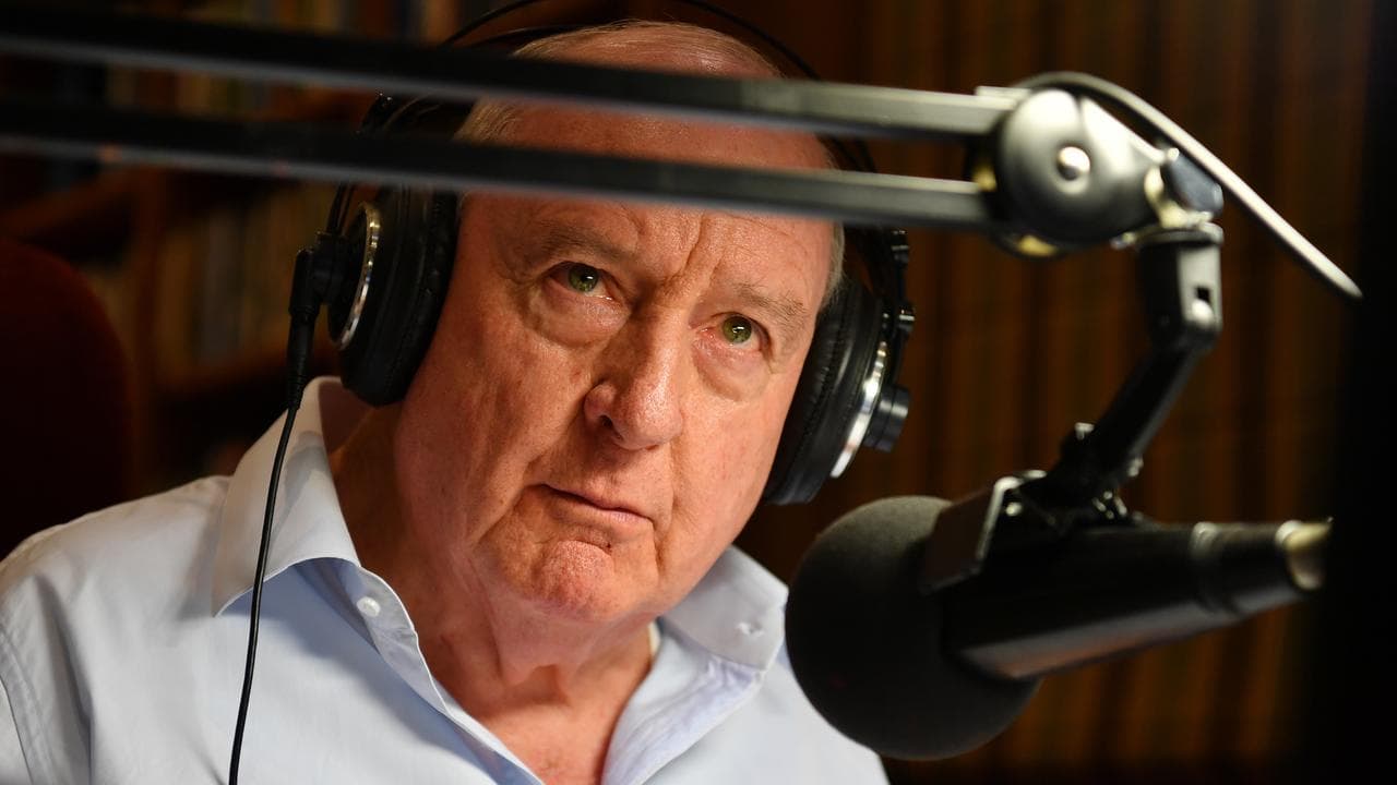 Broadcaster Alan Jones during his final breakfast show (file image)