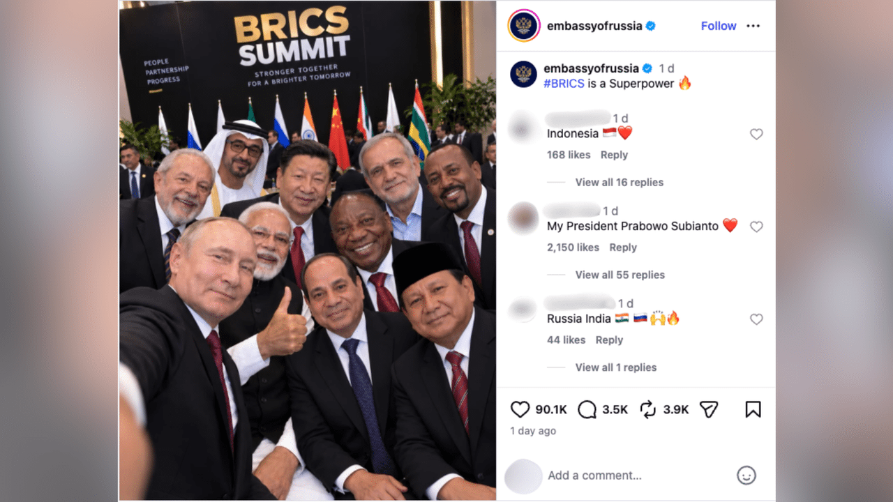 A screenshot of an Instagram post.