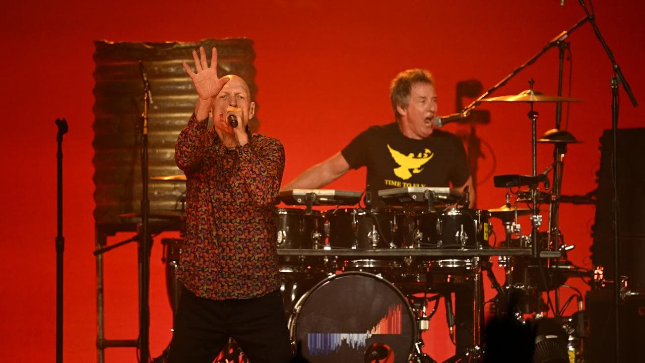 Midnight Oil’s Peter Garrett and Rob Hirst (file image)