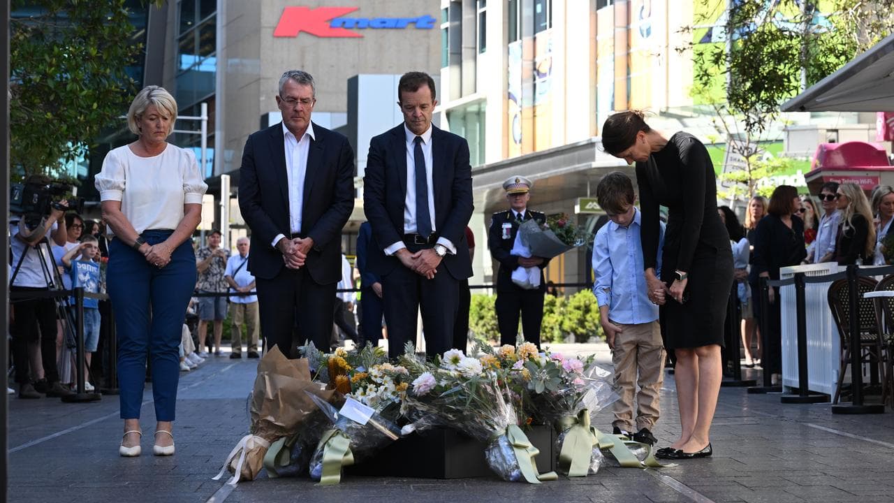 A memorial for the Bondi stabbing victims (file image)