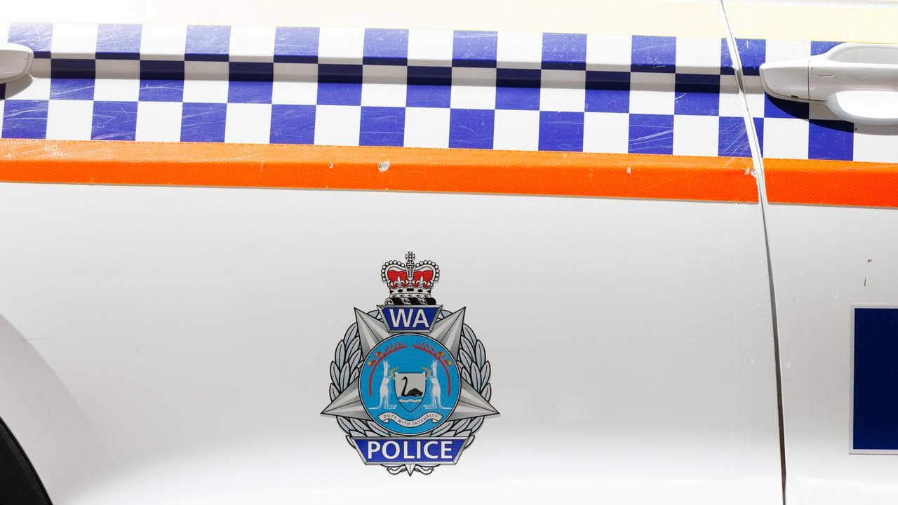 A badge on a WA Police vehicle (file image)
