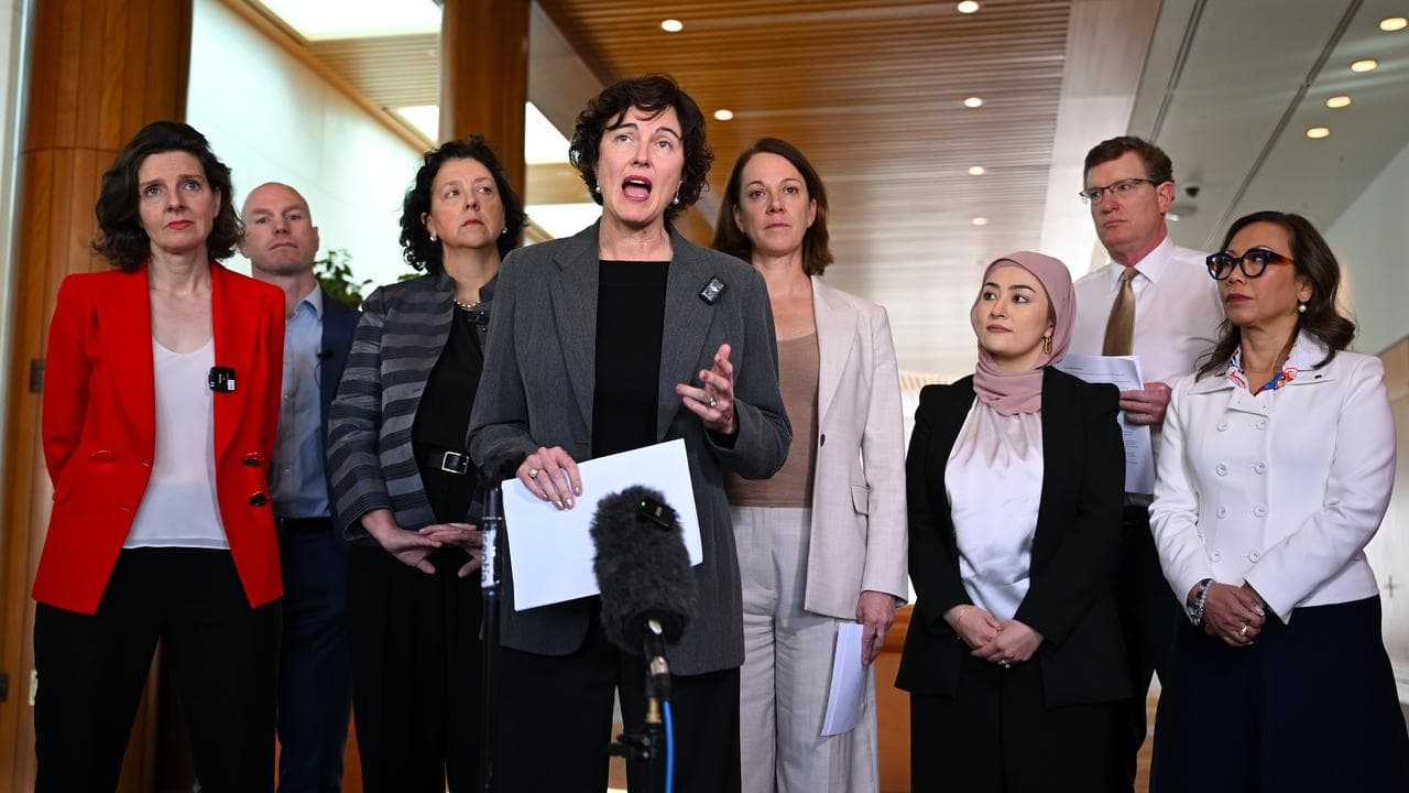 Kate Chaney and other independent MPs (file image)