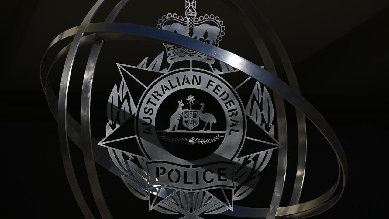 The Australian Federal Police emblem (file image)
