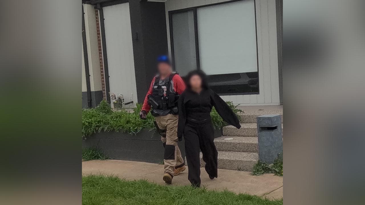 Police arrest one of the group
