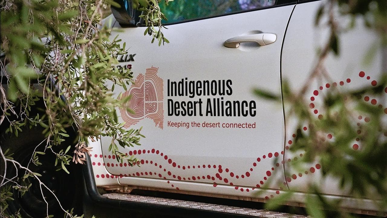 An Indigenous Desert Alliance vehicle in Western Australia
