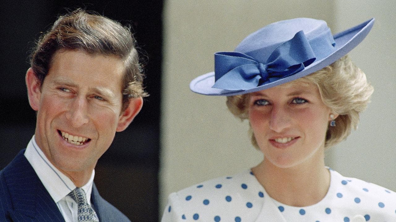 Britain's Prince Charles with his wife Princess Diana