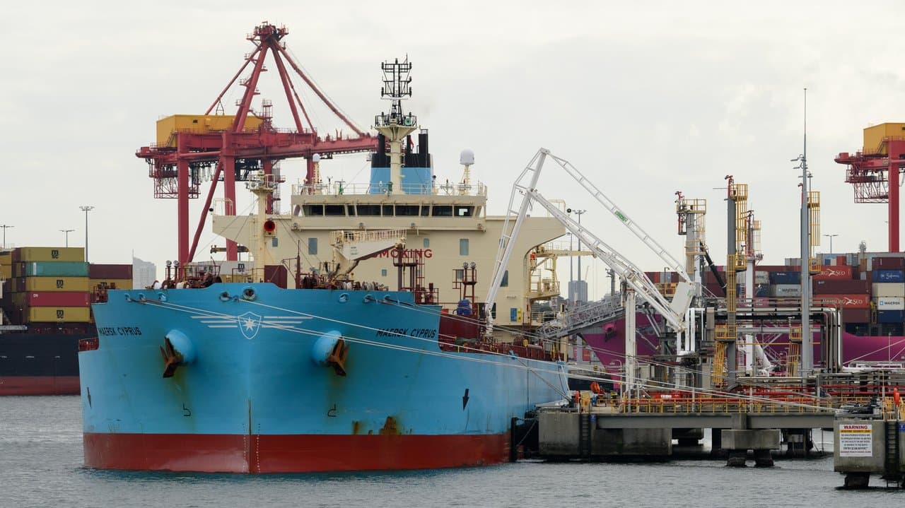 a bulk petroleum fuel ship