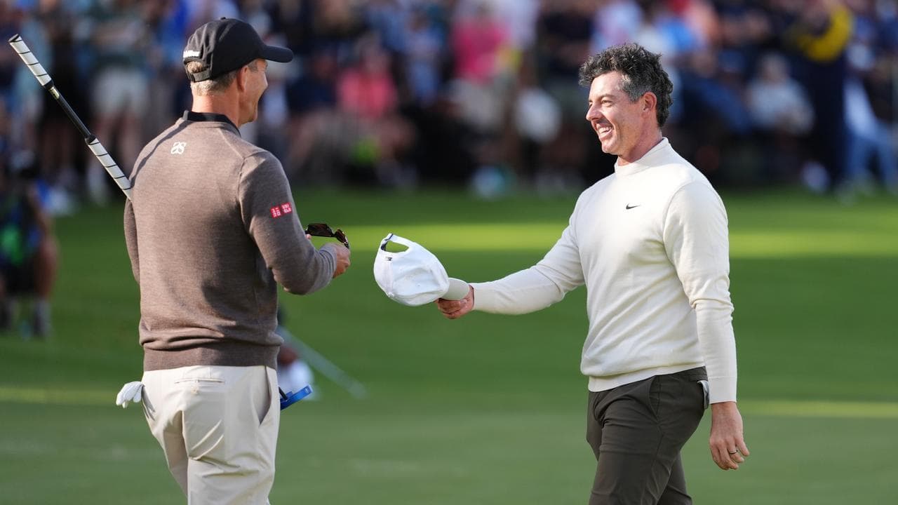 Adam Scott and Rory McIlroy.