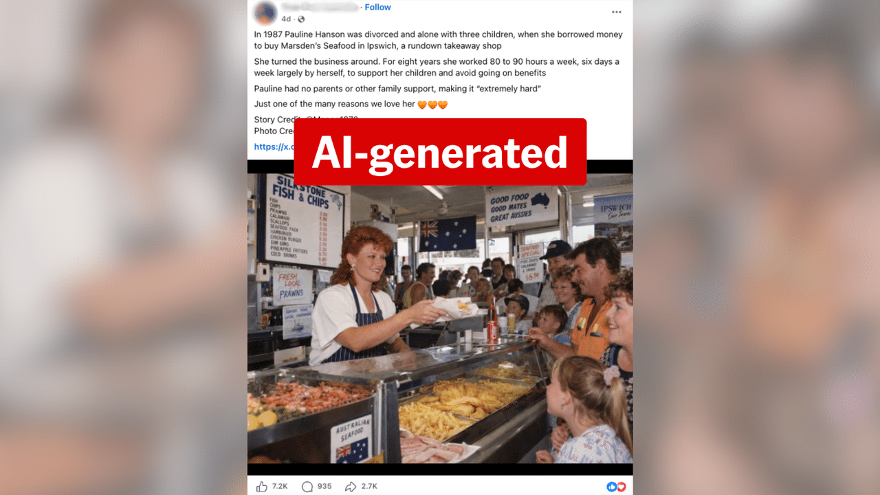 A screenshot of a Facebook post.