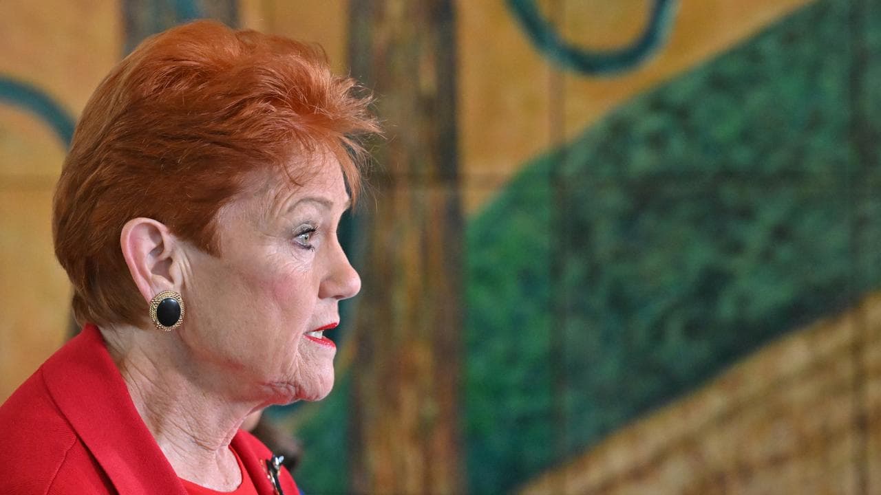 One Nation Leader Pauline Hanson