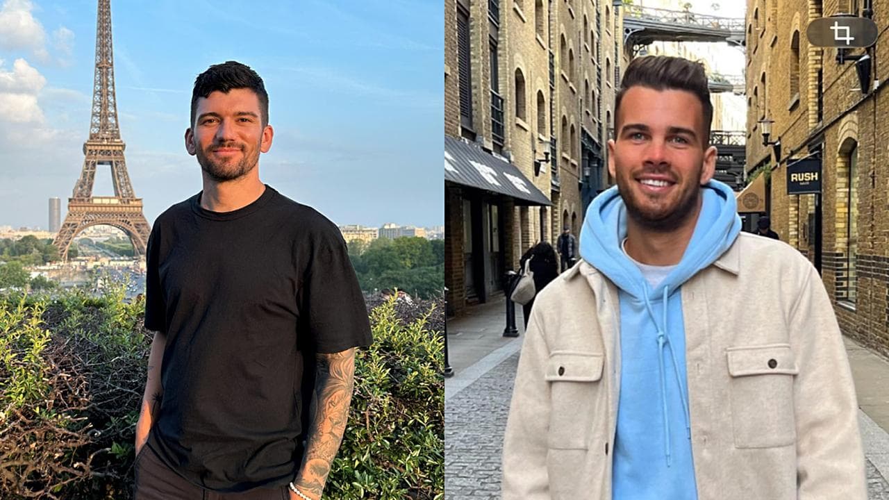 Luke Davies and Jesse Baird