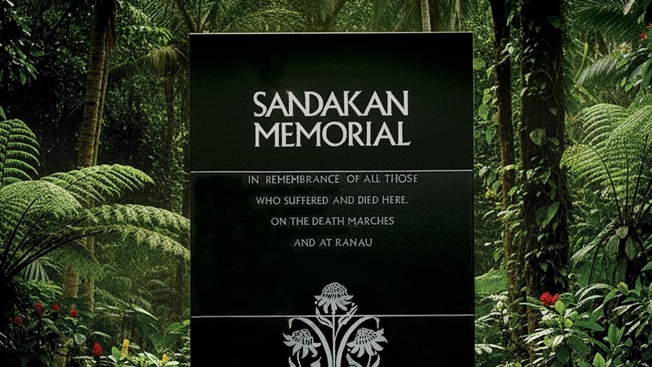 The Sandakan Memorial in Borneo