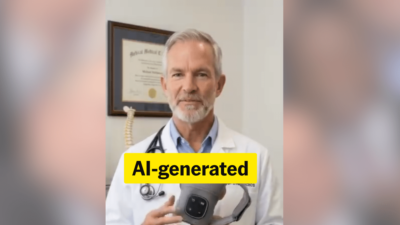 An AI image of the supposed surgeon.