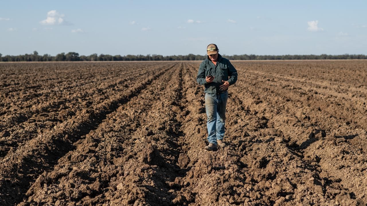 Farmer Andrew Gill is using AI to help run his property
