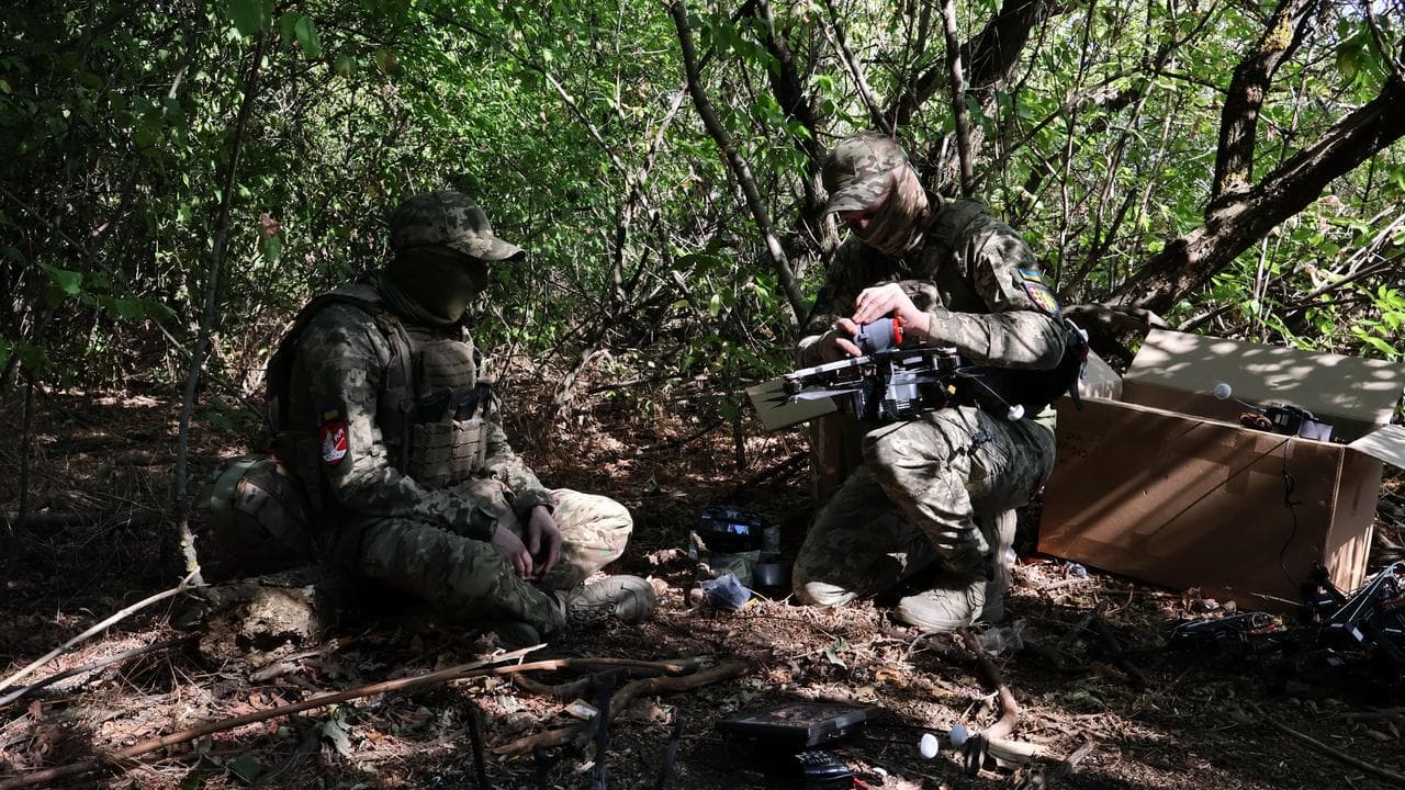 Ukrainian soldiers