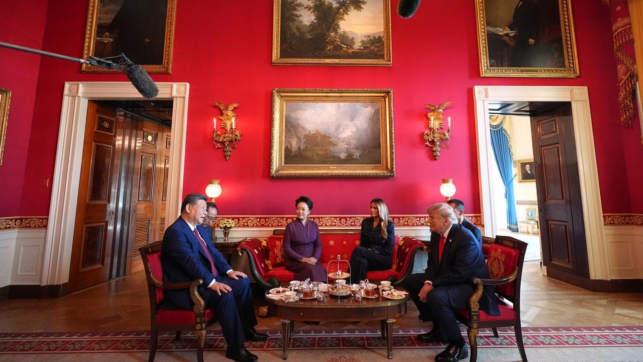 Xi Jinping, Peng Liyuan, Melania Trump, Donald Trump